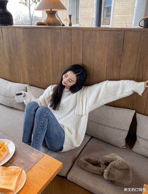 名流少女感的針織毛衣,上身真的是洋氣到飛起