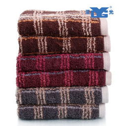 亞光loftex墨爾本毛巾高毛無捻紗純棉方巾 4條裝 637701 1 混色 方巾