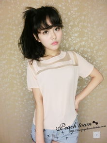 2013夏款甜美風糖果色U型混紗雪紡衫 毛腈混紗的靈動樂章